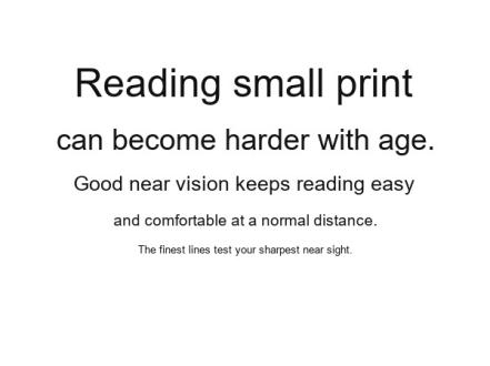 Near Vision Test