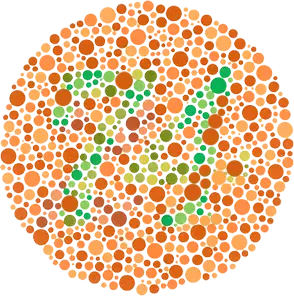 Online color perception test