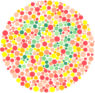 Online color perception test