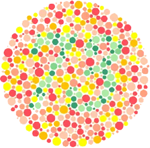 Online color perception test