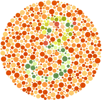 Online color perception test