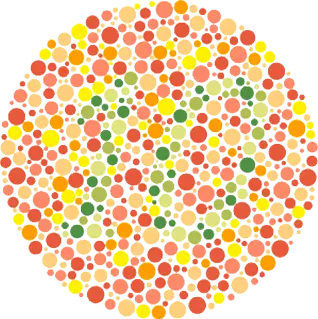 Online color perception test